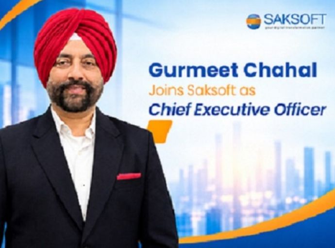 Saksoft appoints Gurmeet Chahal as CEO to lead its next phase of global scale and AI-led transformation